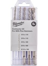 Набір буров Бур SDS+ CONTRACTOR(5/6х110, 6/8/10х160) (5 шт)