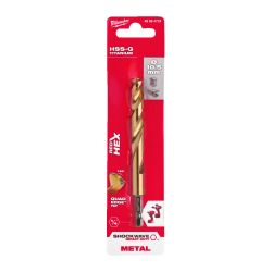 Свердло по металу RedHEX HSS-G TiN MILWAUKEE, діаметр 10,5мм
