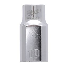 Головка торцева хромована ½” 6гр. MILWAUKEE, 10мм