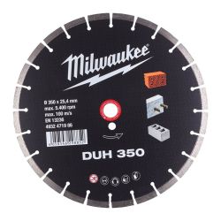 Алмазний диск DUH 350 мм MILWAUKEE