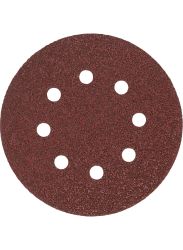 Шліфувальний папір MILWAUKEE Ø125/8 HL, зерно 80, (10шт)