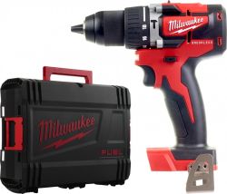 Дриль-шурупокрут з ударом акумуляторний MILWAUKEE, M18 CBLPD-0, 60Нм