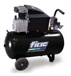 Компресор поршневий F5020 BLACK FIAC 220V 8 бар, ресивер 50 л, продуктивність 10,20 м3/годину
