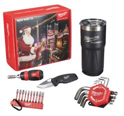 Подарунковий набір інструментів CHRISTMAS PROMO 2023 MILWAUKEE (викрутка, набір біті тримачів з кара