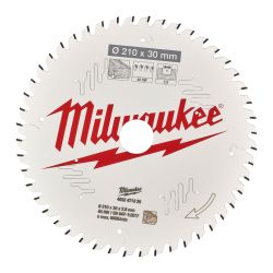 Диск пиляльний PFTE THIN KERF MILWAUKEE, Ø210х30х2,8мм, 48 зуб.