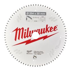 Диск пиляльний PFTE MILWAUKEE, Ø254/30мм, 80 зуб.