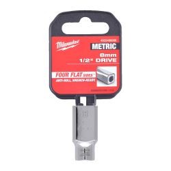 Головка торцева хромована ½” 6гр. MILWAUKEE, 8мм