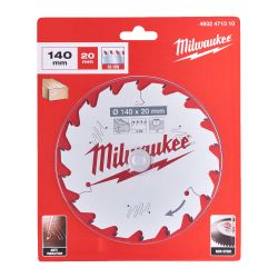 Диск пиляльний PFTE THIN KERF MILWAUKEE, Ø140х20х1,6мм, 18 зуб.
