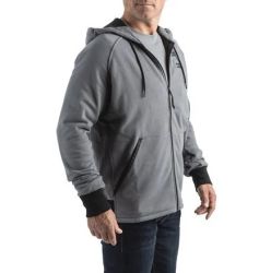 Толстовка з підігрівом MILWAUKEE, M12 HHGREY4-0(XXL), сіра (розмір XXL)