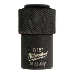 Перехідник із 1/2" квадратний хвостовик на 7/16" HEX MILWAUKEE