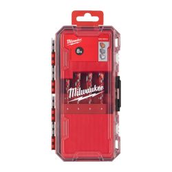 Набір свердл по бетону Premium 8 предметів (5-12мм) MILWAUKEE, пластиковий кейс