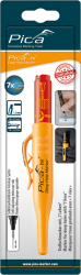 Маркер фірмовий з довгим носиком Pica-Ink Deep Hole Marker, 150/41 синій