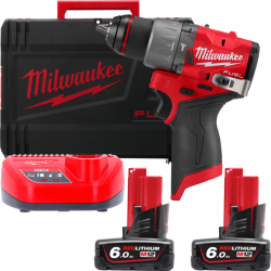 Дриль-шуруповерт акумуляторна безщіткова ударна M12FPD2-602X (45 Нм) MILWAUKEE
