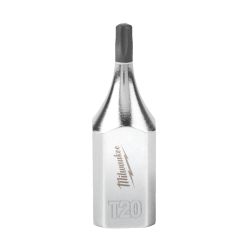 Головка торцева хромована  ⅜″ MILWAUKEE з бітою TORX, T20