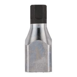 Головка торцева хромована ½” MILWAUKEE з бітою Hex, 12мм