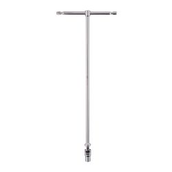 Ключ хромований з Т-образною ручкою та шарниром MILWAUKEE, Hex 10мм