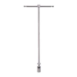 Ключ хромований з Т-образною ручкою та шарниром MILWAUKEE, Hex 17мм