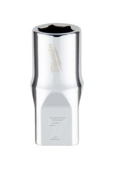 Головка торцева хромована 1/4'' MILWAUKEE, 7мм