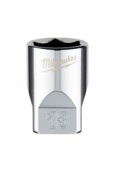 Головка торцева хромована 1/4'' MILWAUKEE, 13мм