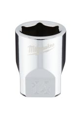 Головка торцева хромована 1/4'' MILWAUKEE, 14мм