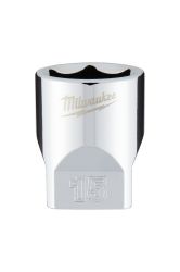 Головка торцева хромована 1/4'' MILWAUKEE, 15мм