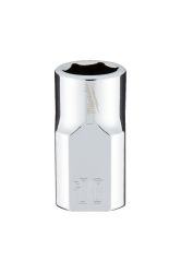 Головка торцева хромована ⅜″ 6гр. MILWAUKEE, 10мм