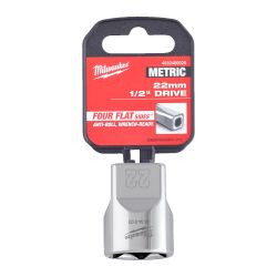 Головка торцева хромована ½” 6гр. MILWAUKEE, 22мм