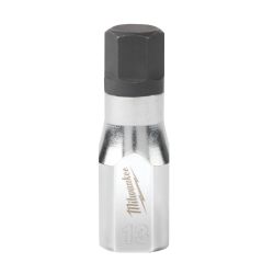 Головка торцева хромована  ⅜″ MILWAUKEE з бітою Hex, 13 мм