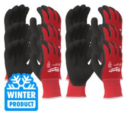 Рукавиці MILWAUKEE з опором порізам 1, зимові, розмір 10/XL, (12шт.)