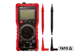 Мультиметр для вимірювання електричних параметрів YATO з цифровим LCD-дисплеєм [40]