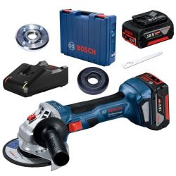 Шліфмашина кутова акумуляторна Bosch Professional GWS 180-LI (0.601.9H9.021)