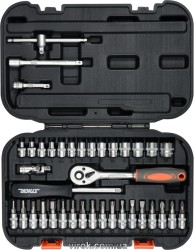 Набір головок торцевих, насадок STHOR : квадрат 1/4