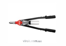 Заклепочник дворучний YATO для нітів Ø= 3,2; 4; 4,8; 6; 6,4 мм, l= 525 мм [12]