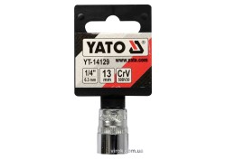 Головка торцева 6-гранна YATO : квадрат 1/4