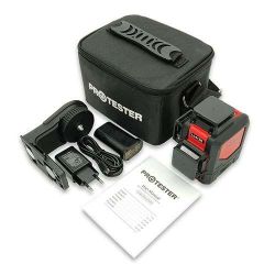 Лазерний рівень 3D, 3x360° (H360/2xV360, червоний промінь) PROTESTER LL412R