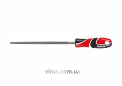 Напильник по металу YATO, круглий l=250 мм, #1 [20/80]