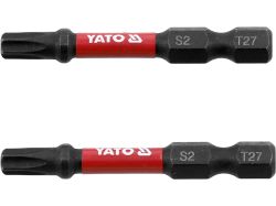 Насадка викруткова ударна YATO TORX T27 х 50 мм. HEX 1/4", 2 шт.[10]