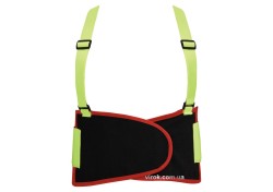 Пояс для підтримки спини YATO еластичний зі збільшеною видимістю (зелений), 125х 20см, розмір XLDW