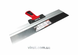 Шпатель фасадний YATO : 500 мм. холоднокатана нержавійка, двокомпонентна ручка [20]