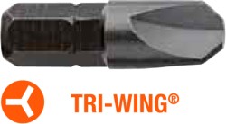 Насадка викруткова USH Industry : TRI-WING TW3 x 25 мм, Уп. 5 шт.