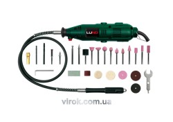 Міні-шліфмашинка LUND 135 Вт з гнучким валом і 40 обладунками [10/140]