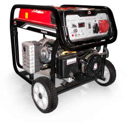 Генераторна установка SC8000TE 3ф 6,5кВт ел.старт, 25л, колеса, 1ф-2,3кВт