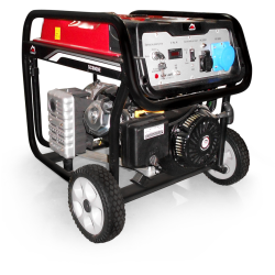 Генераторна установка SC9000E-II 1ф 7,0кВт ел.старт, 25л, колеса