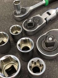 Універсальний набір інструменту 1/4", 3/8", 1/2" 144ед. TOPTUL GCAI144R