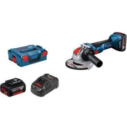 Шліфмашина кутова акумуляторна Bosch 18V-10, 18V, 125 мм, 2x5.0 Аг. (0.601.7B0.102)