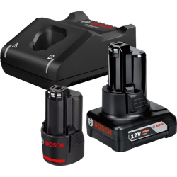 Набір акумулятора та зарядного пристрою Bosch GBA, 1х18В 2Аг, 1х18В 4Аг, ЗУ GAL 12V-40