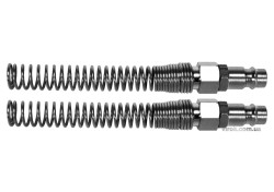 Швидкоз'єднувальні наконечники YATO з пружиною, до шлангу Ø=6х10 мм, 2 шт. [6/60]