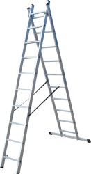 Драбина 2-секц. розкл. 2*10сх. 2,7-4,5м VHR Т(Н)