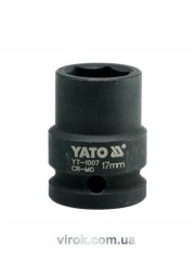 Головка торцева ударна 6-гранна YATO : квадрат 1/2