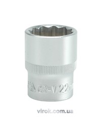 Головка торцева 12-гранна YATO : квадрат 1/2